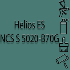 NCS S 5020-B70G глянцева 1К швидкосохнуча антикорозійна емаль Helios ES - 1л