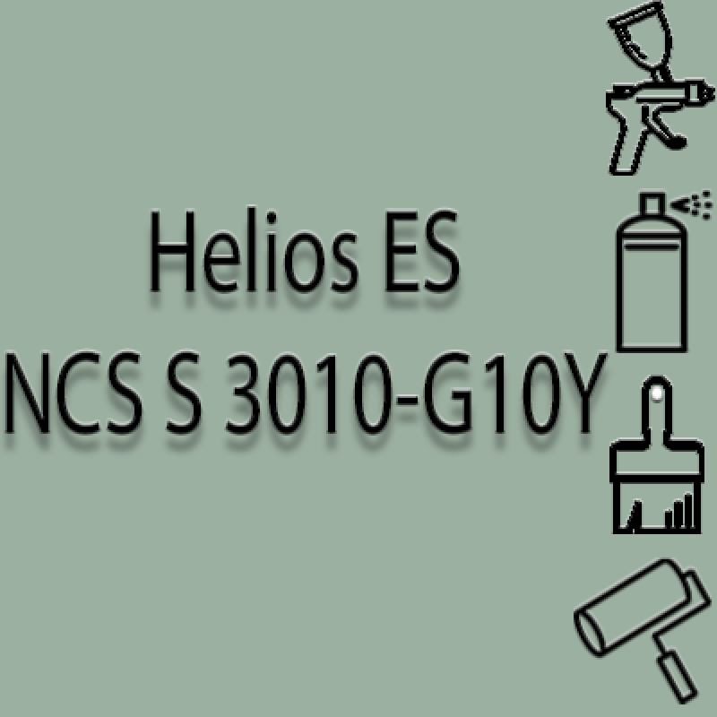 NCS S 3010-G10Y глянцева 1К швидкосохнуча антикорозійна емаль Helios ES - 1л