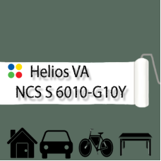 NCS S 6010-G10Y антикорозійна глянцева грунт-емаль (вініл-акрилова) HELIOS VA - 1л