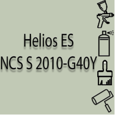 NCS S 2010-G40Y глянцева 1К швидкосохнуча антикорозійна емаль Helios ES - 1л