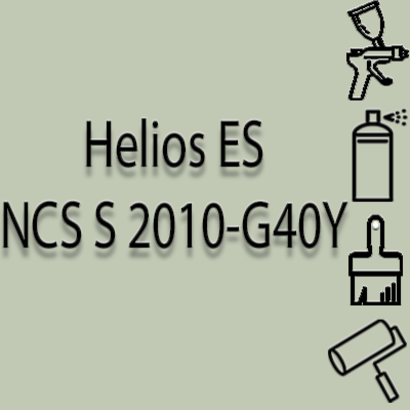 NCS S 2010-G40Y глянцева 1К швидкосохнуча антикорозійна емаль Helios ES - 1л