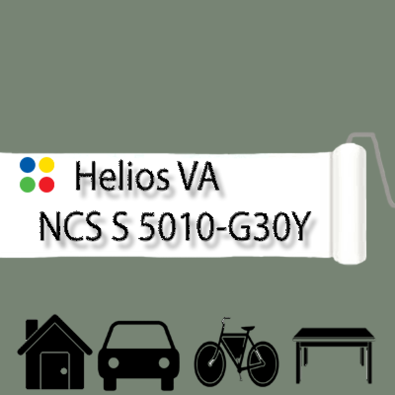 NCS S 5010-G30Y антикорозійна глянцева грунт-емаль (вініл-акрилова) HELIOS VA - 1л
