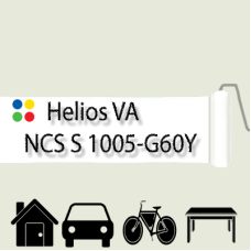NCS S 1005-G60Y антикорозійна глянцева грунт-емаль (вініл-акрилова) HELIOS VA - 1л
