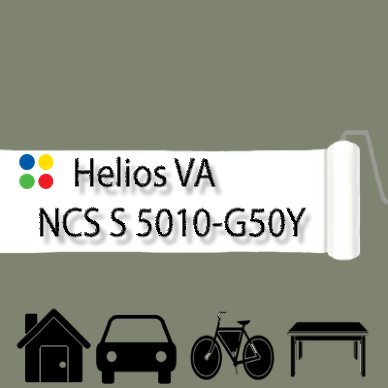 NCS S 5010-G50Y антикорозійна глянцева грунт-емаль (вініл-акрилова) HELIOS VA - 1л