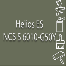 NCS S 6010-G50Y глянцева 1К швидкосохнуча антикорозійна емаль Helios ES - 1л