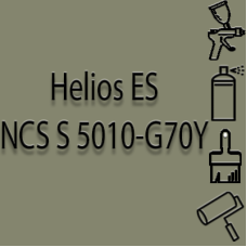NCS S 5010-G70Y глянцева 1К швидкосохнуча антикорозійна емаль Helios ES - 1л
