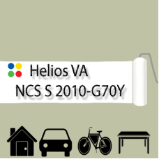 NCS S 2010-G70Y антикорозійна глянцева грунт-емаль (вініл-акрилова) HELIOS VA - 1л