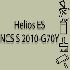 NCS S 2010-G70Y глянцева 1К швидкосохнуча антикорозійна емаль Helios ES - 1л