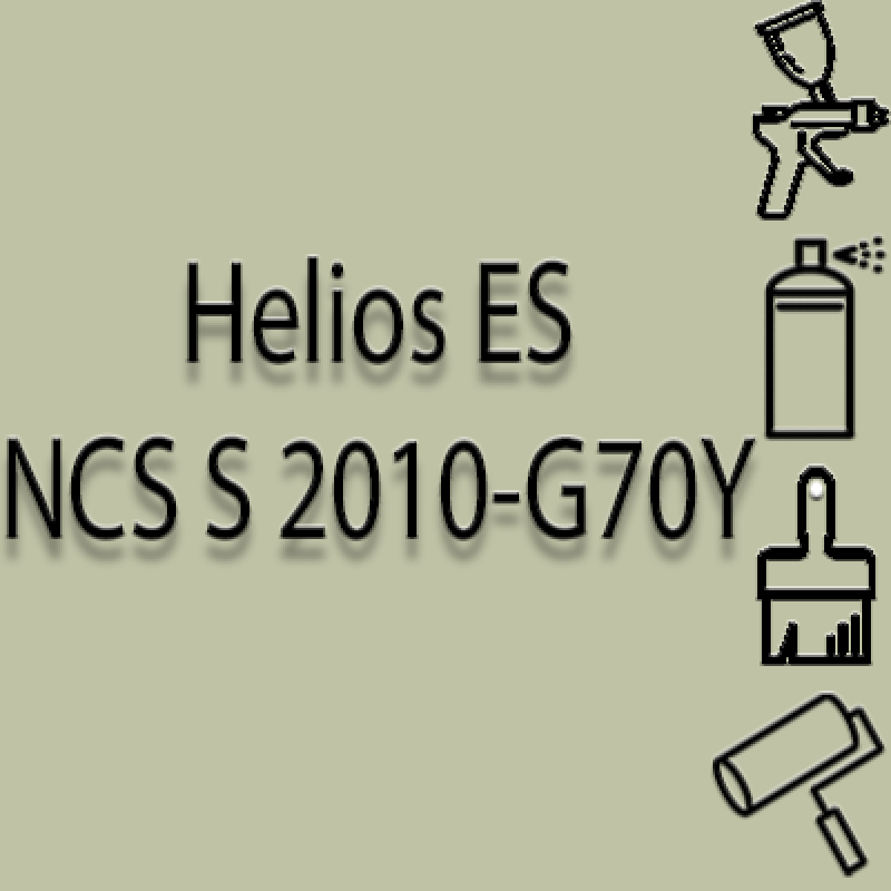 NCS S 2010-G70Y глянцева 1К швидкосохнуча антикорозійна емаль Helios ES - 1л