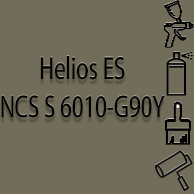 NCS S 6010-G90Y глянцева 1К швидкосохнуча антикорозійна емаль Helios ES - 1л