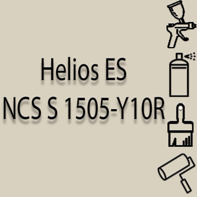 NCS S 1505-Y10R глянцева 1К швидкосохнуча антикорозійна емаль Helios ES - 1л