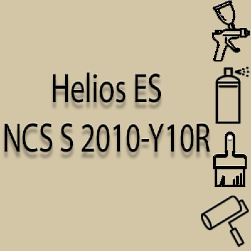 NCS S 2010-Y10R глянцева 1К швидкосохнуча антикорозійна емаль Helios ES - 1л