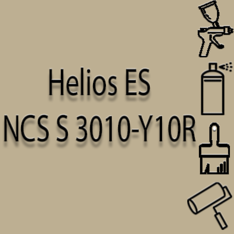 NCS S 3010-Y10R глянцева 1К швидкосохнуча антикорозійна емаль Helios ES - 1л