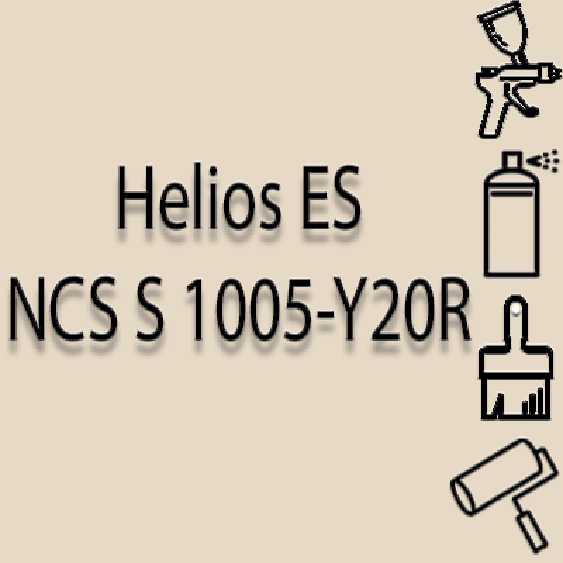 NCS S 1005-Y20R глянцева 1К швидкосохнуча антикорозійна емаль Helios ES - 1л