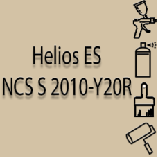 NCS S 2010-Y20R глянцева 1К швидкосохнуча антикорозійна емаль Helios ES - 1л
