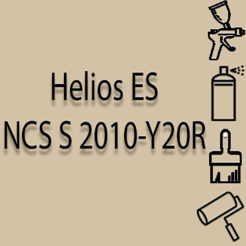 NCS S 2010-Y20R глянцева 1К швидкосохнуча антикорозійна емаль Helios ES - 1л
