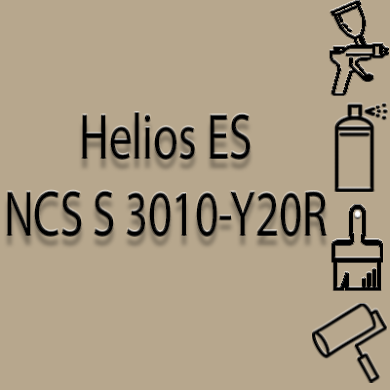 NCS S 3010-Y20R глянцева 1К швидкосохнуча антикорозійна емаль Helios ES - 1л