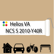 NCS S 2010-Y40R антикорозійна глянцева грунт-емаль (вініл-акрилова) HELIOS VA - 1л