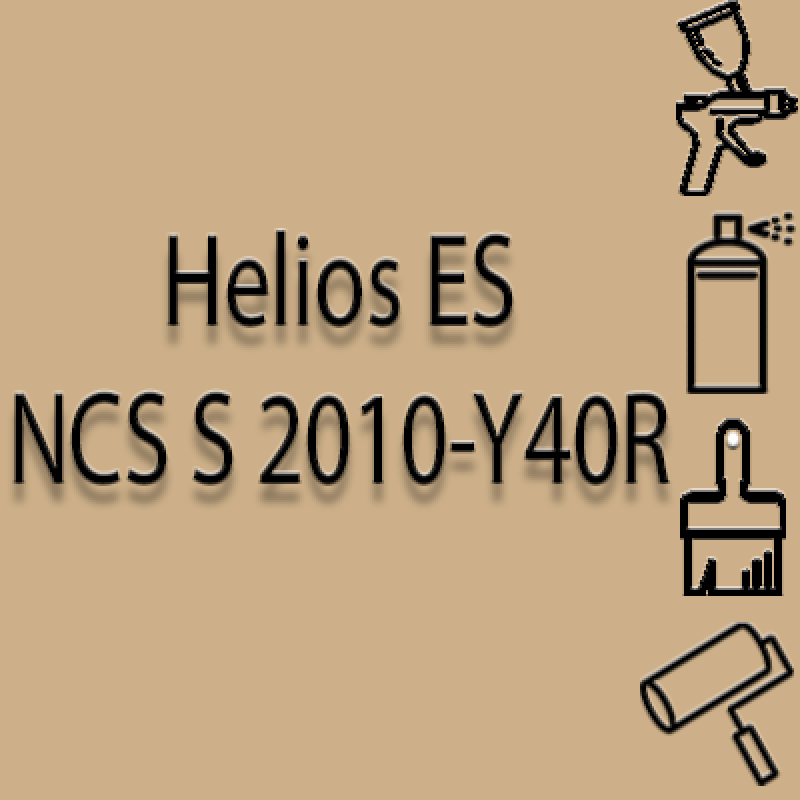 NCS S 2010-Y40R глянцева 1К швидкосохнуча антикорозійна емаль Helios ES - 1л