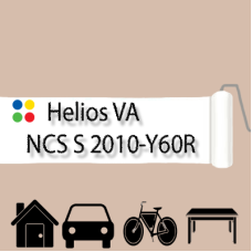 NCS S 2010-Y60R антикорозійна глянцева грунт-емаль (вініл-акрилова) HELIOS VA - 1л