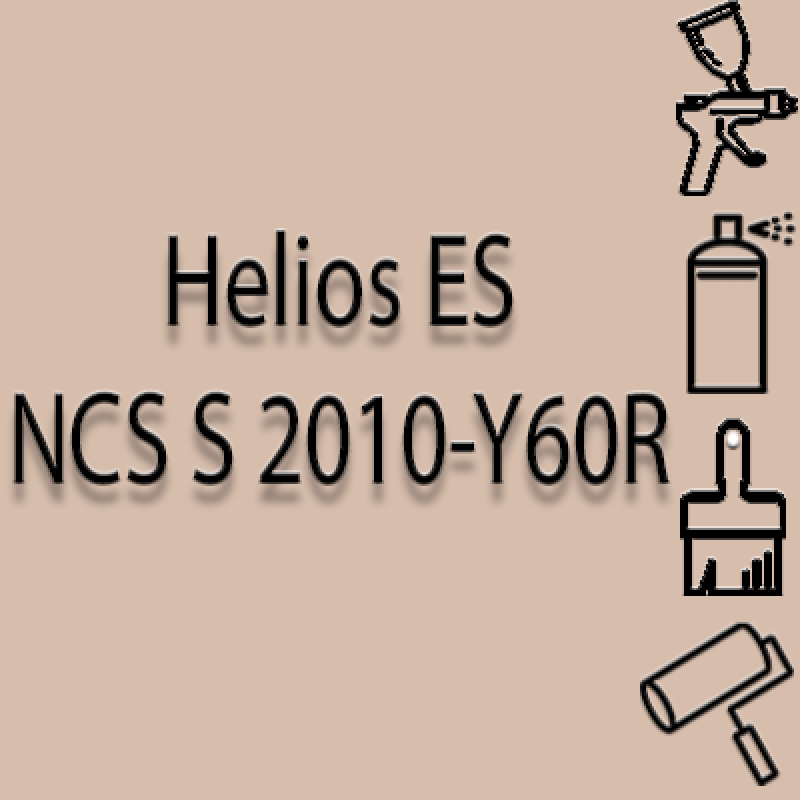 NCS S 2010-Y60R глянцева 1К швидкосохнуча антикорозійна емаль Helios ES - 1л