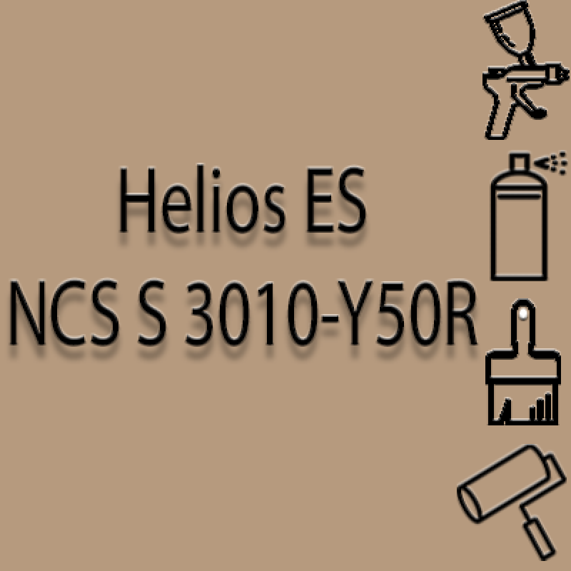 NCS S 3010-Y50R глянцева 1К швидкосохнуча антикорозійна емаль Helios ES - 1л