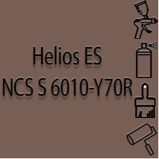 NCS S 6010-Y70R глянцева 1К швидкосохнуча антикорозійна емаль Helios ES - 1л