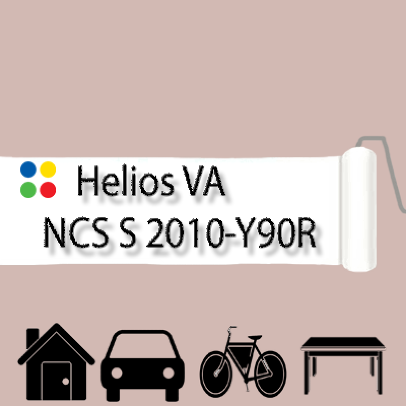 NCS S 2010-Y90R антикорозійна глянцева грунт-емаль (вініл-акрилова) HELIOS VA - 1л