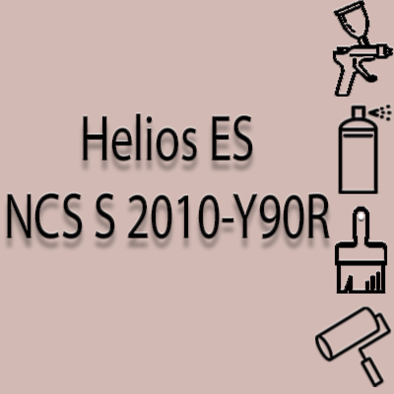 NCS S 2010-Y90R глянцева 1К швидкосохнуча антикорозійна емаль Helios ES - 1л