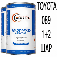 Toyota 089 PLATINUM WHITE PRL. базова автоемаль ADI UPP - 1.6л. Комплект 1+2 шар.