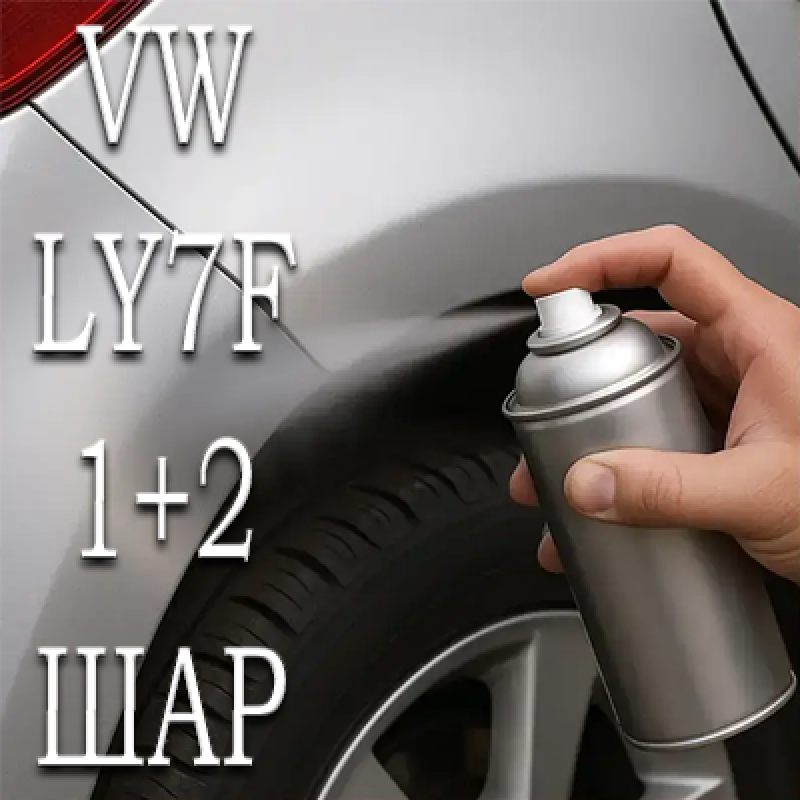 Volkswagen LY7F (Y7F, M1/05) SUZUKAGRAU MET. аерозольна базова фарба ADI UPP - 800мл. Комплект 1+2 шар.