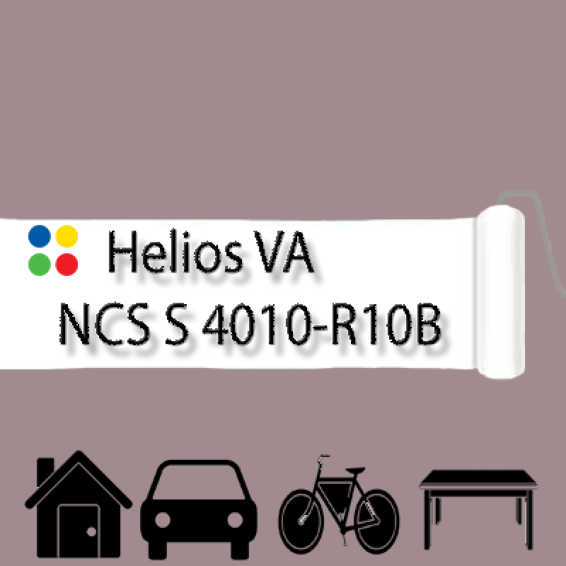 NCS S 4010-R10B антикорозійна глянцева грунт-емаль (вініл-акрилова) HELIOS VA - 1л