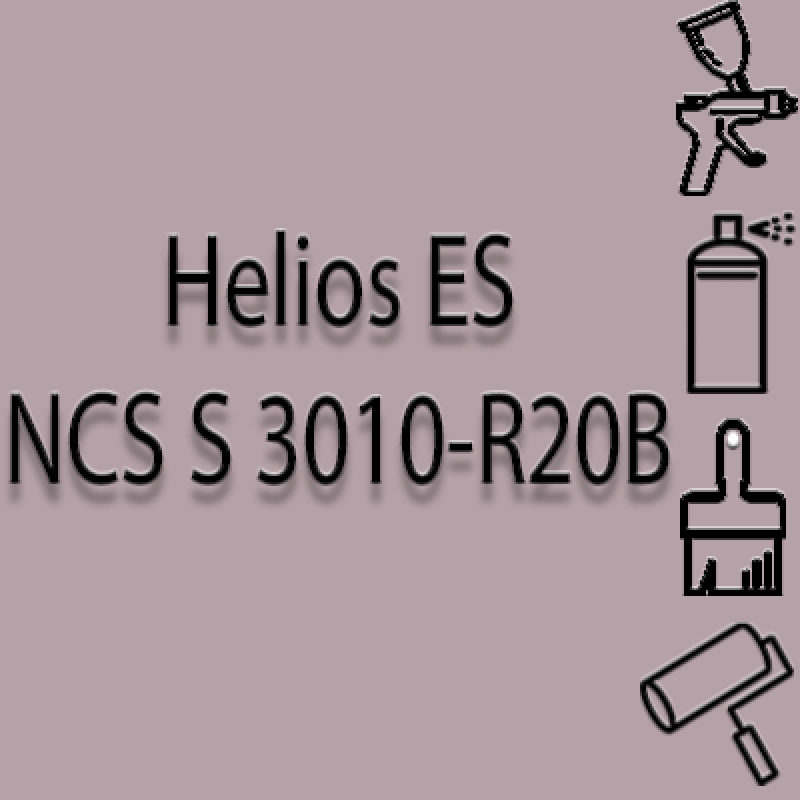 NCS S 3010-R20B глянцева 1К швидкосохнуча антикорозійна емаль Helios ES - 1л