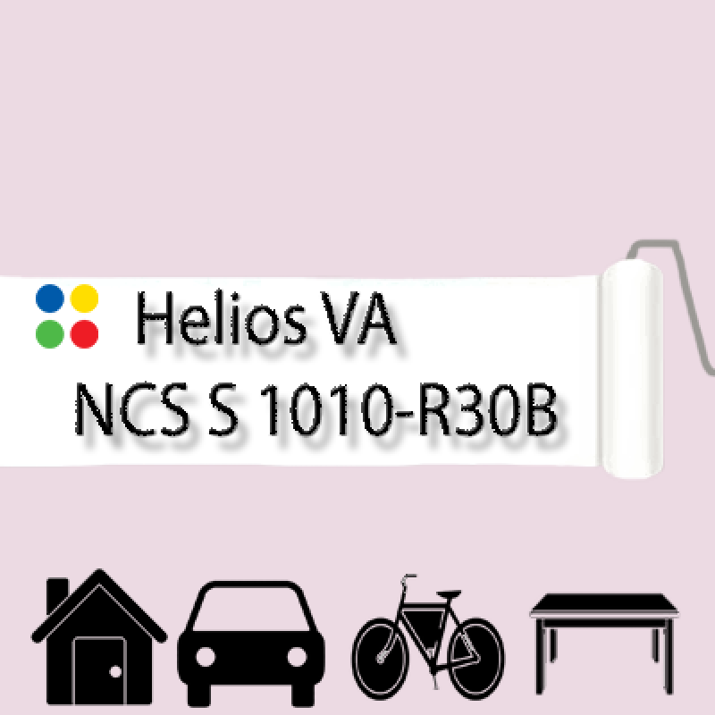 NCS S 1010-R30B антикорозійна глянцева грунт-емаль (вініл-акрилова) HELIOS VA - 1л