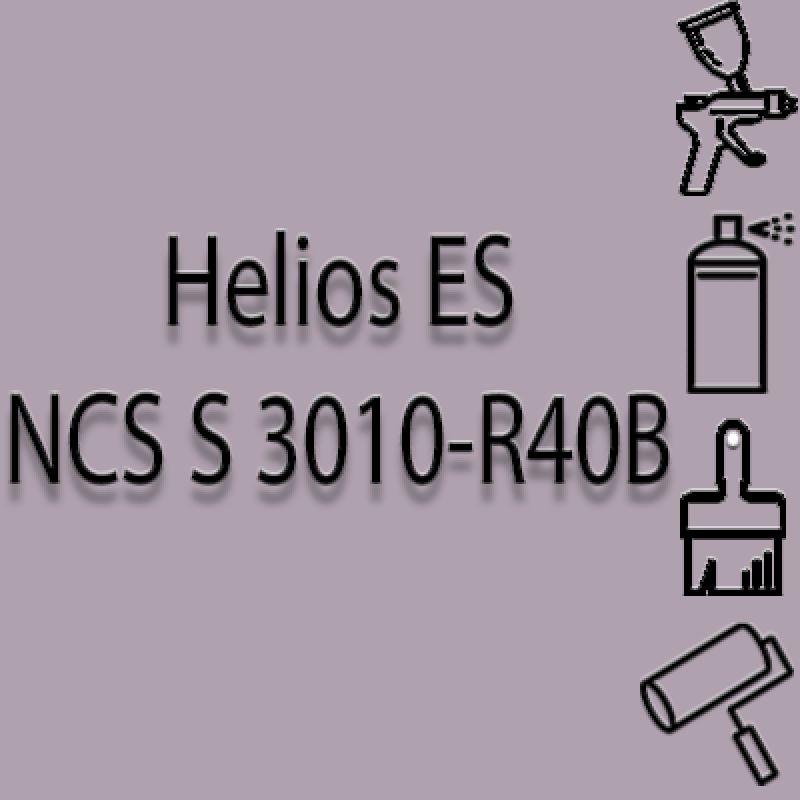 NCS S 3010-R40B глянцева 1К швидкосохнуча антикорозійна емаль Helios ES - 1л