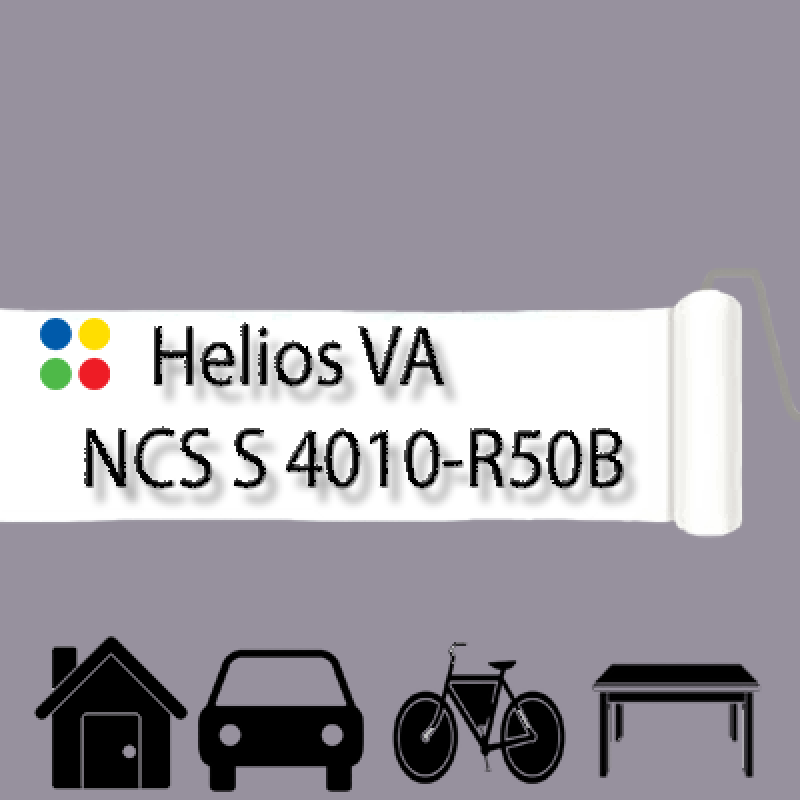 NCS S 4010-R50B антикорозійна глянцева грунт-емаль (вініл-акрилова) HELIOS VA - 1л