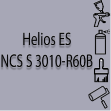 NCS S 3010-R60B глянцева 1К швидкосохнуча антикорозійна емаль Helios ES - 1л