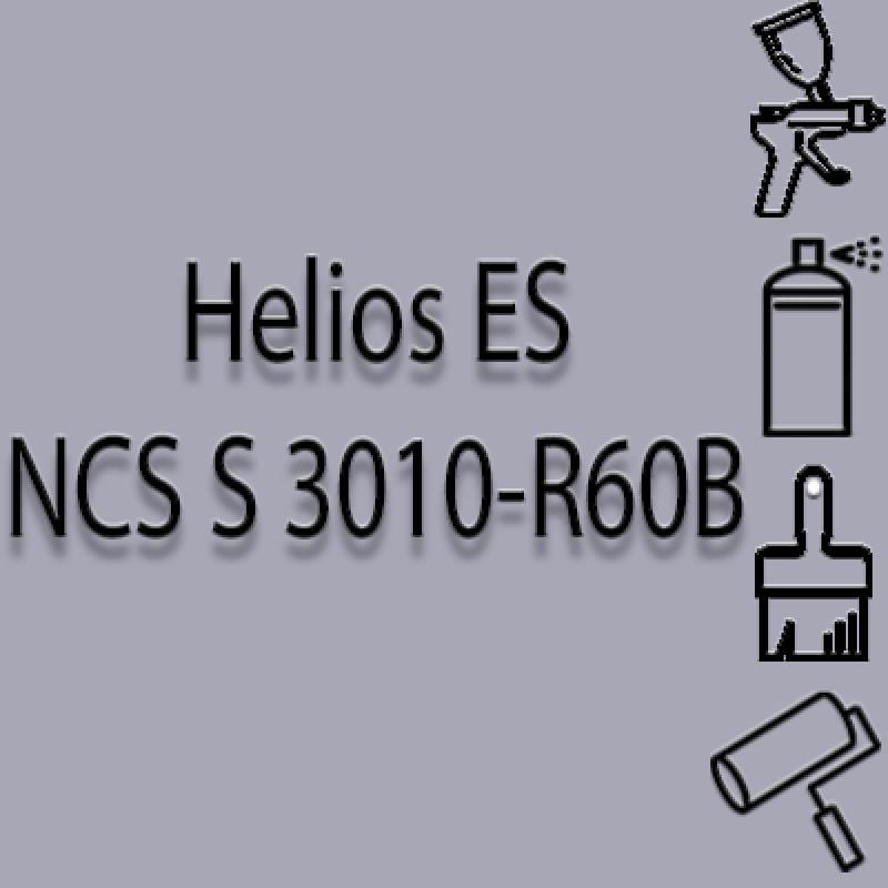 NCS S 3010-R60B глянцева 1К швидкосохнуча антикорозійна емаль Helios ES - 1л