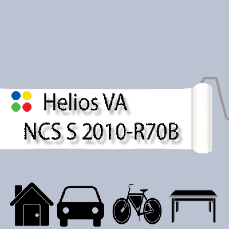 NCS S 2010-R70B антикорозійна глянцева грунт-емаль (вініл-акрилова) HELIOS VA - 1л