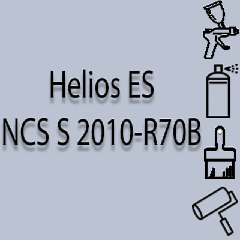 NCS S 2010-R70B глянцева 1К швидкосохнуча антикорозійна емаль Helios ES - 1л