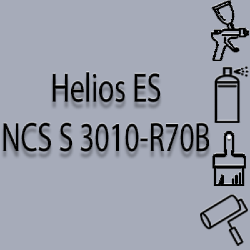 NCS S 3010-R70B глянцева 1К швидкосохнуча антикорозійна емаль Helios ES - 1л