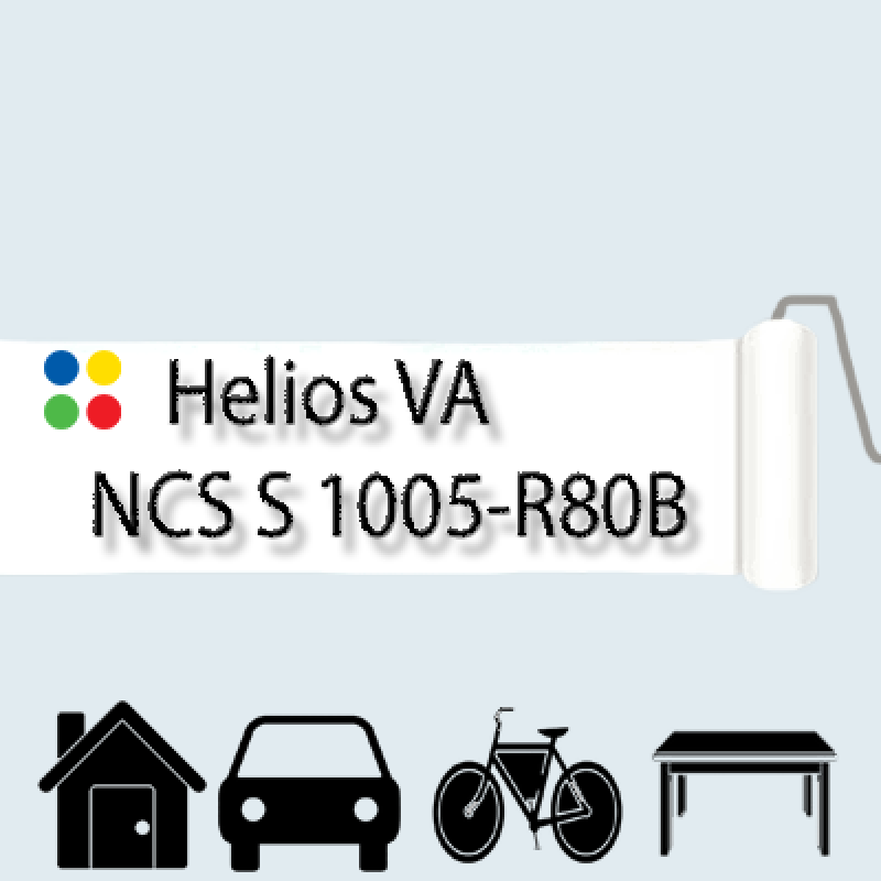 NCS S 1005-R80B антикорозійна глянцева грунт-емаль (вініл-акрилова) HELIOS VA - 1л