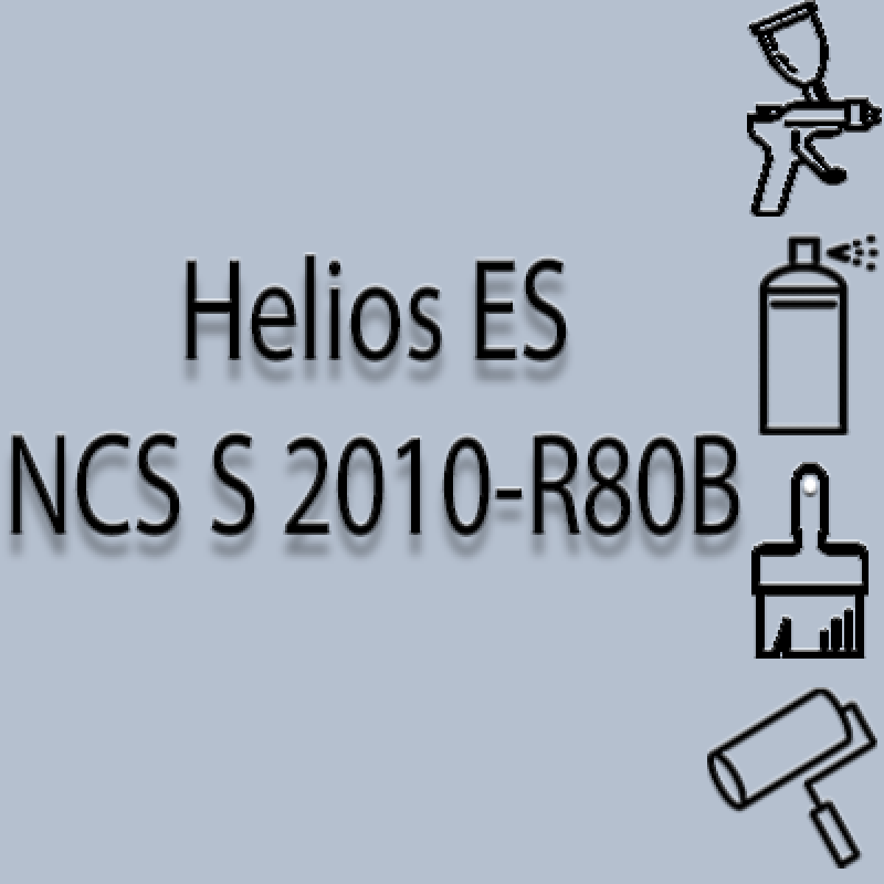NCS S 2010-R80B глянцева 1К швидкосохнуча антикорозійна емаль Helios ES - 1л