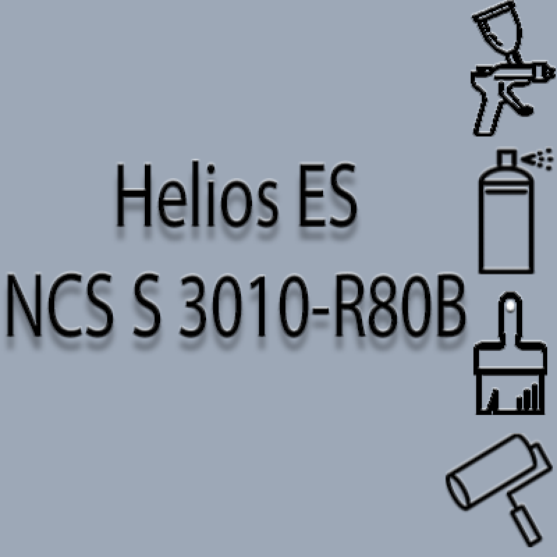 NCS S 3010-R80B глянцева 1К швидкосохнуча антикорозійна емаль Helios ES - 1л