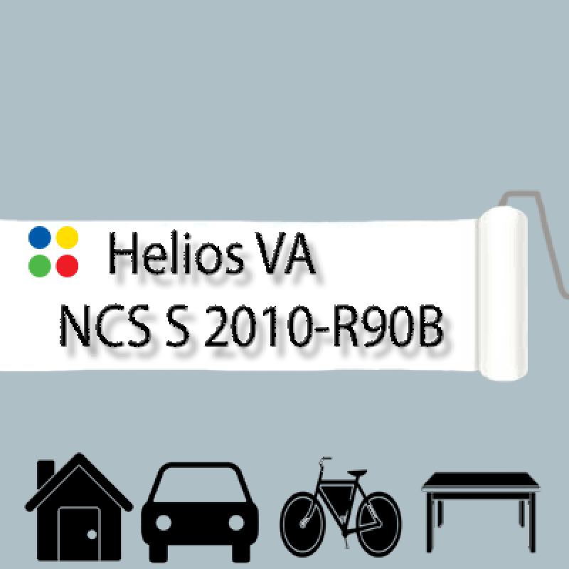 NCS S 2010-R90B антикорозійна глянцева грунт-емаль (вініл-акрилова) HELIOS VA - 1л