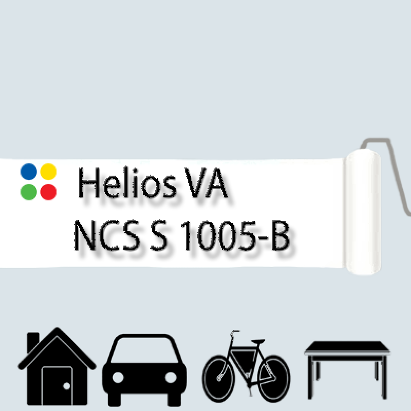 NCS S 1005-B антикорозійна глянцева грунт-емаль (вініл-акрилова) HELIOS VA - 1л