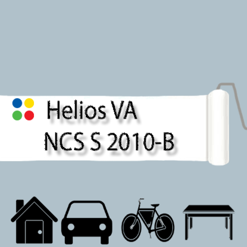 NCS S 2010-B антикорозійна глянцева грунт-емаль (вініл-акрилова) HELIOS VA - 1л