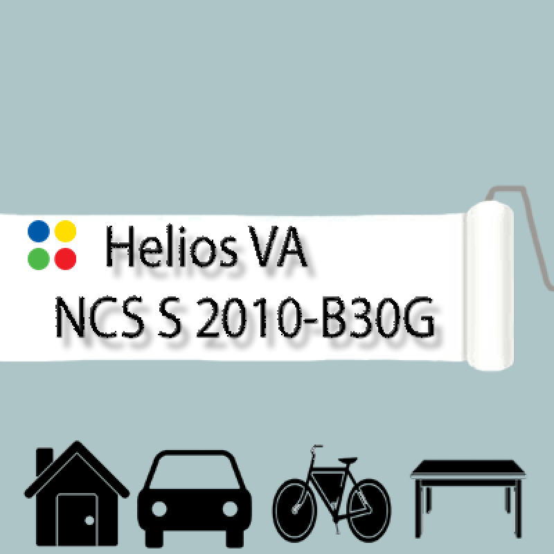 NCS S 2010-B30G антикорозійна глянцева грунт-емаль (вініл-акрилова) HELIOS VA - 1л