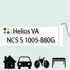 NCS S 1005-B80G антикорозійна глянцева грунт-емаль (вініл-акрилова) HELIOS VA - 1л