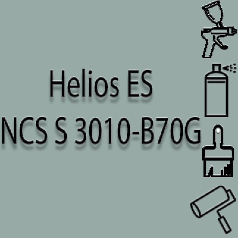 NCS S 3010-B70G глянцева 1К швидкосохнуча антикорозійна емаль Helios ES - 1л